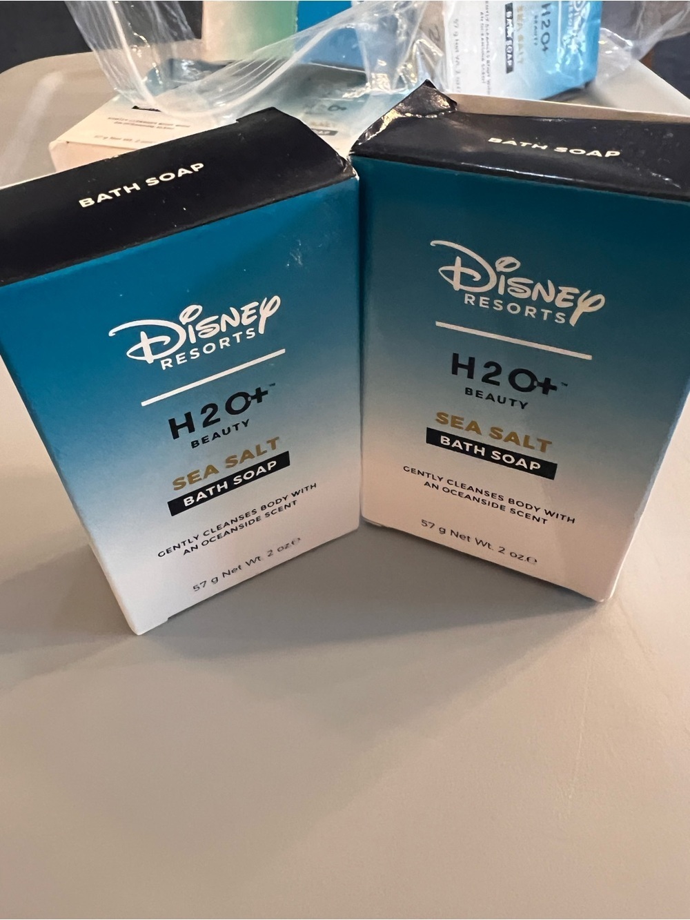 Disney Resorts H2O+ Beauty Sea Salt Bath Soap 2 oz Lot of 2 New Hotel Toiletries